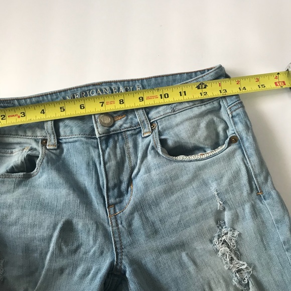 HPAmerican Eagle Light Distressed Skinny Jeans - Picture 4 of 6